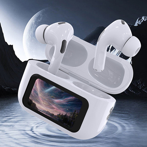 A9 Pro Earphone Touch Screen Wireless Bluetooth 5.4 Headphone ANC/ENC Noise Cancelling In Ear Earbuds With HD Mic Call Headset-000040