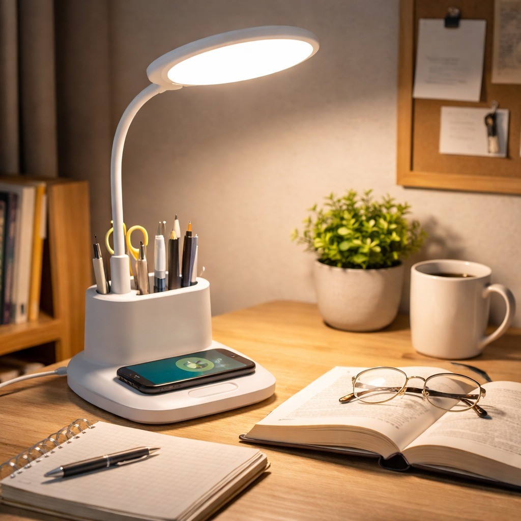 YG-8049D Portable USB Rechargeable LED Folding Desk Reading Table Lamp-000787